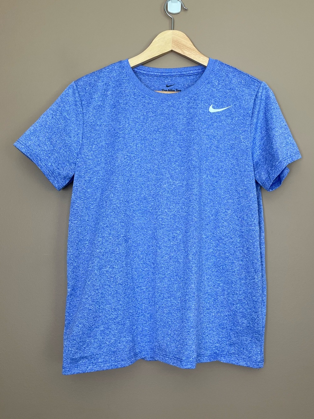 {Nike} Dri-Fit Short Sleeve Tee in Blue - Womens Medium